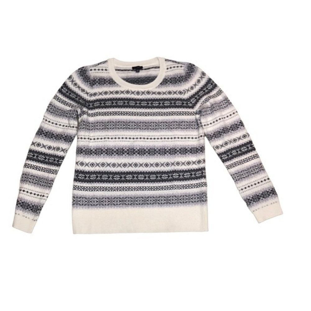 Talbots fair isle Nordic style sweater nwt